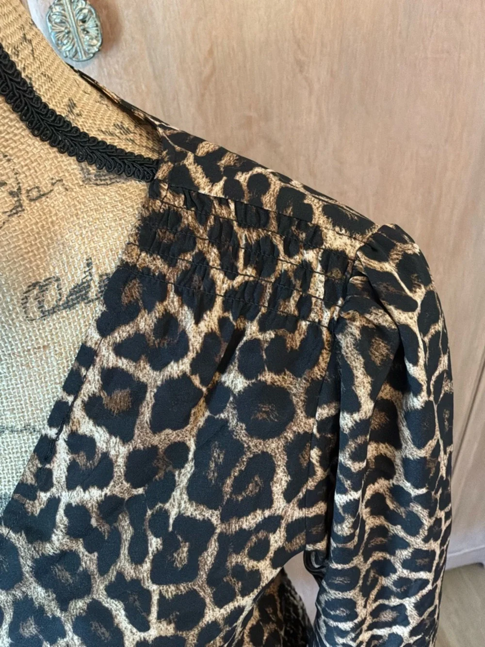 NWT Michael Kors “Julia” Leopard Print Dress XS
